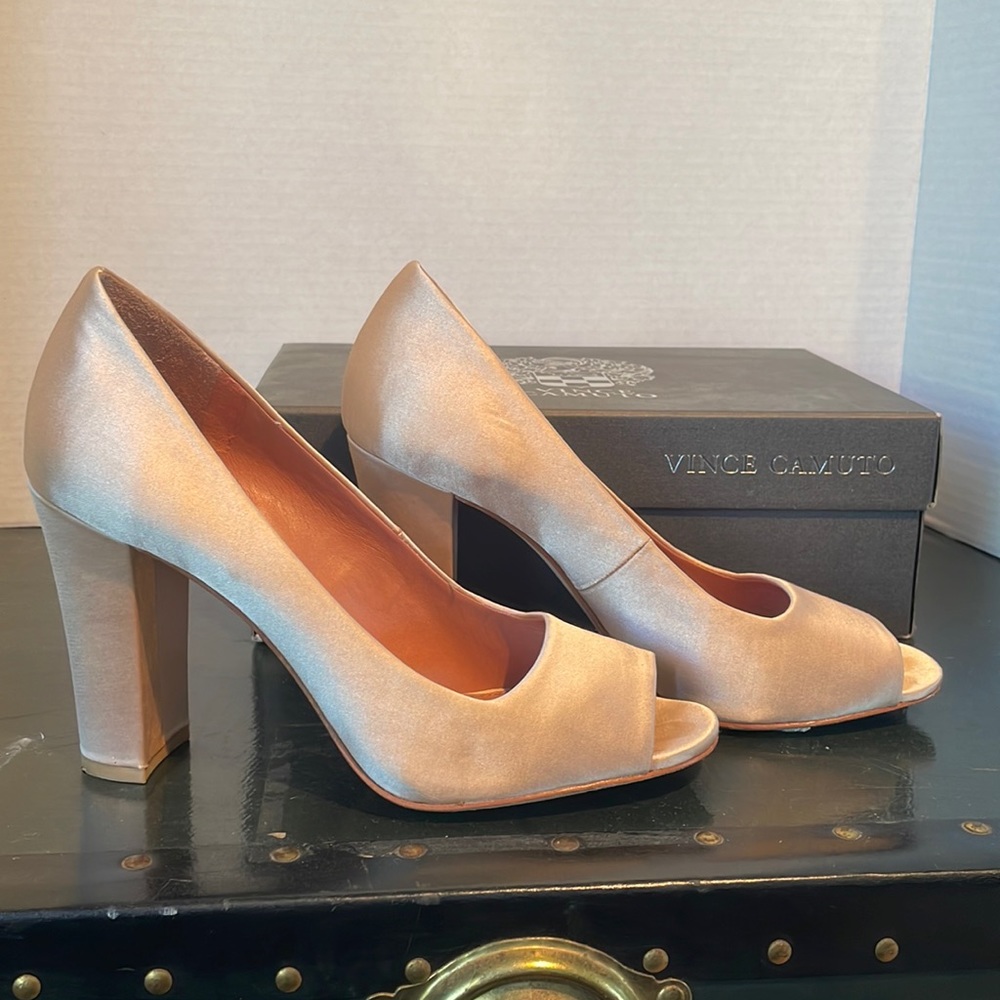 Blush pink platforms